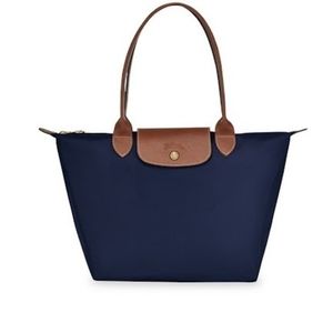 Tote navy/ foldable